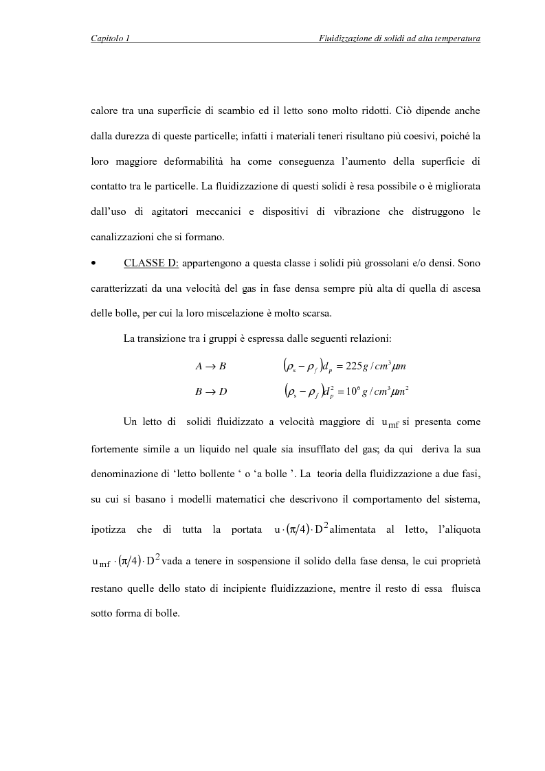 Anteprima della tesi: L'influenza della temperatura sulle proprietà delle fasi di letti fluidizzati di solidi diversi, Pagina 8
