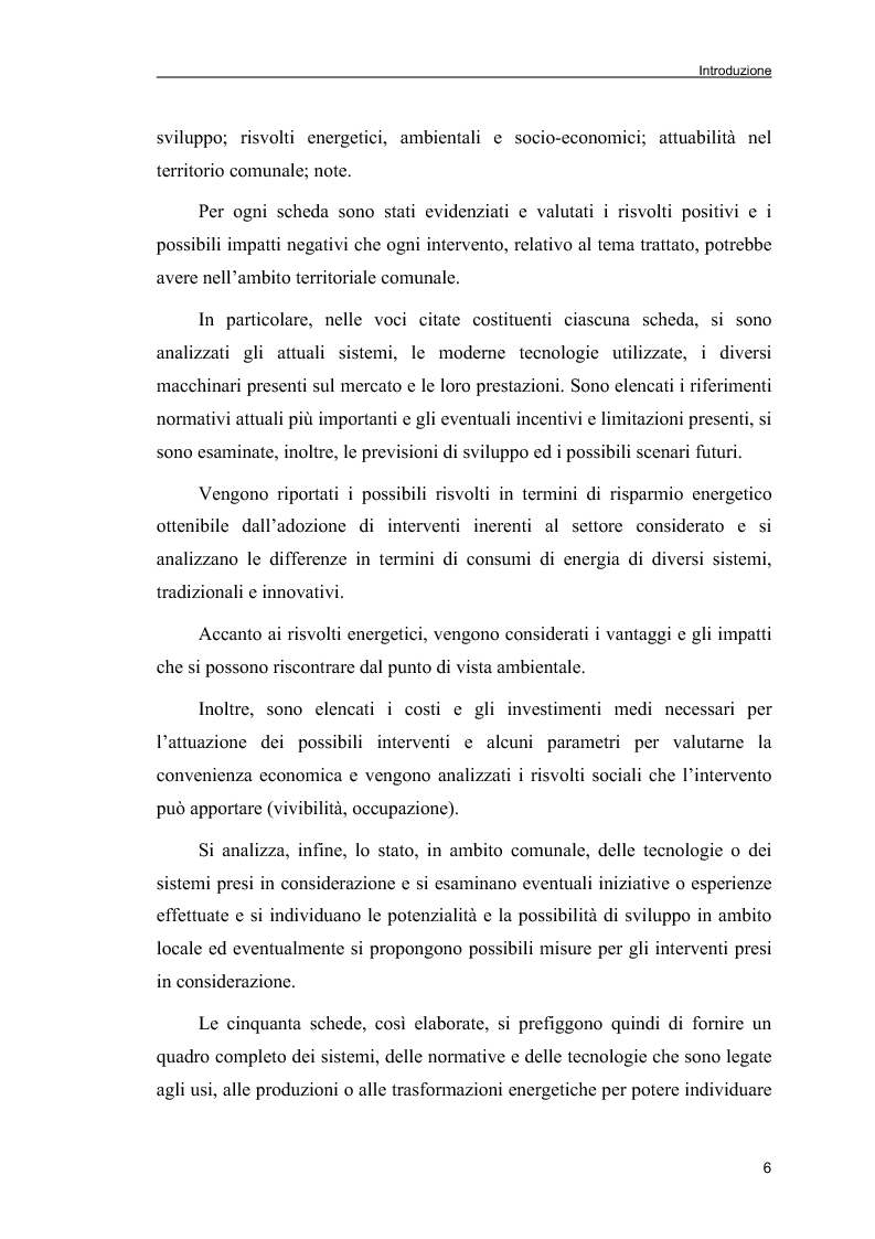 Anteprima della tesi: Piani Energetici e Ambientali Comunali: definizione dei criteri per la scelta degli interventi, Pagina 4