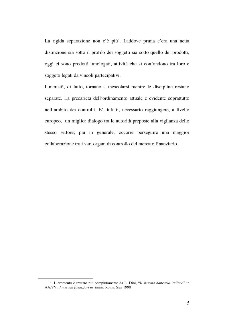 Anteprima della tesi: La bancassicurazione, Pagina 7