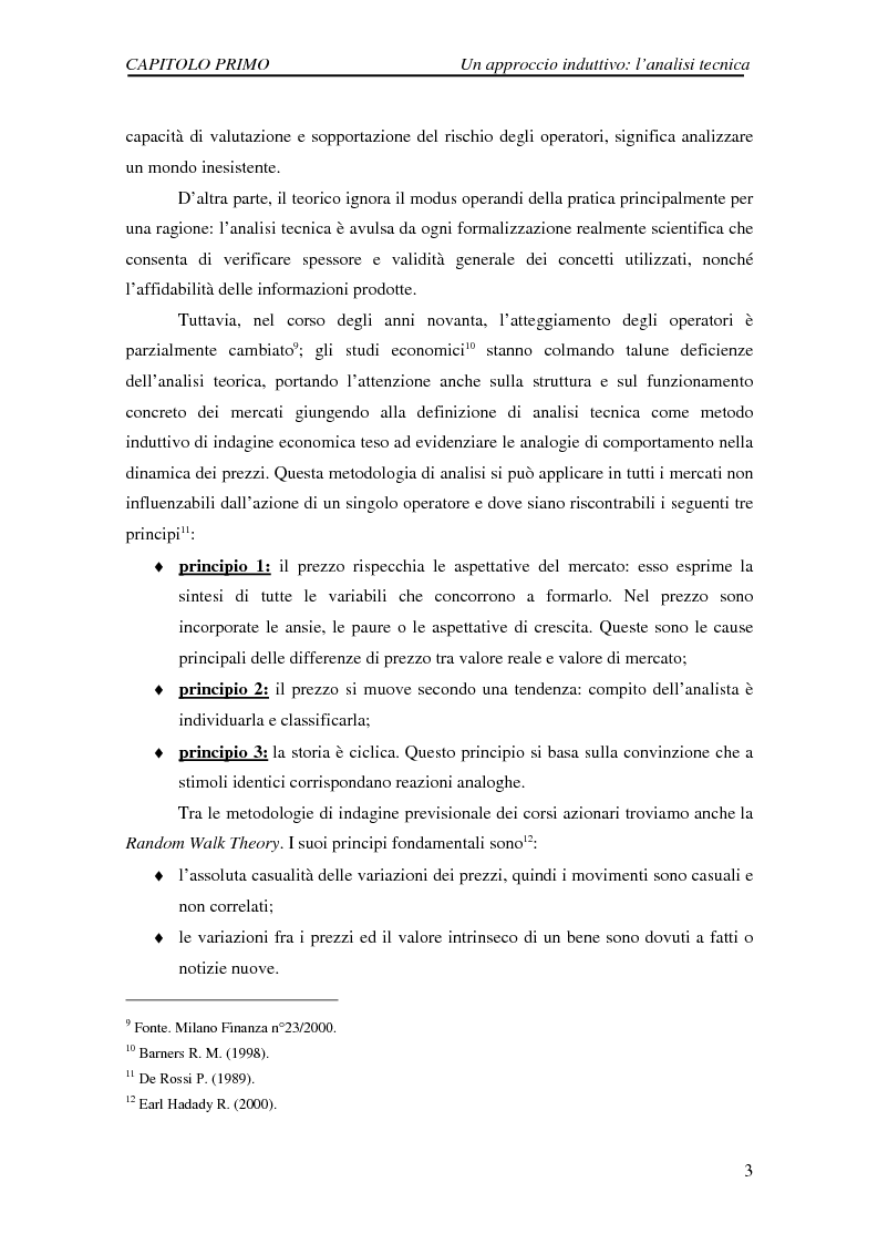 Anteprima della tesi: Attività di previsione dei corsi azionari, Pagina 3