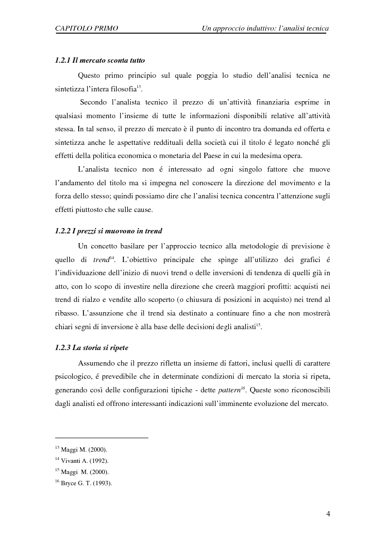 Anteprima della tesi: Attività di previsione dei corsi azionari, Pagina 4
