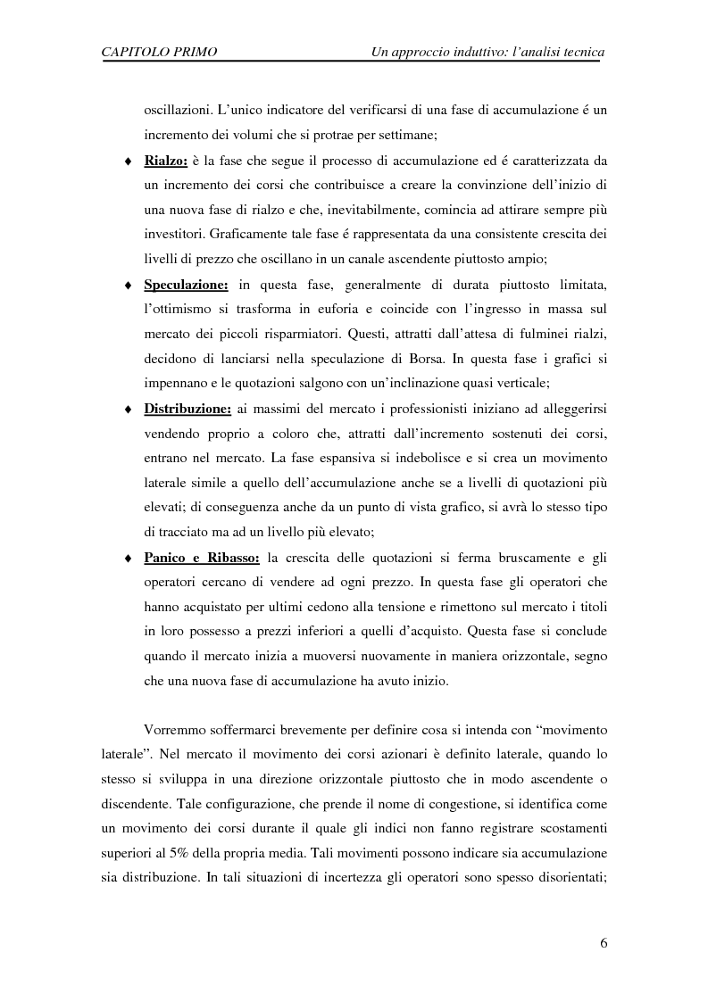 Anteprima della tesi: Attività di previsione dei corsi azionari, Pagina 6