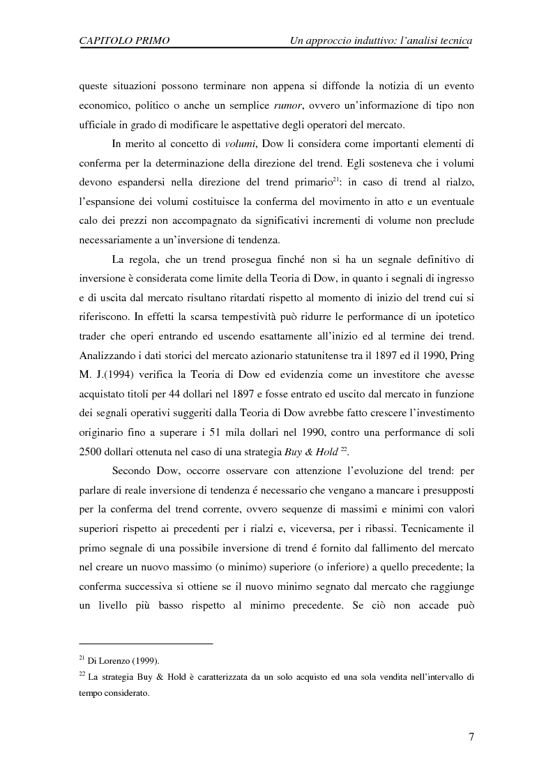 Anteprima della tesi: Attività di previsione dei corsi azionari, Pagina 7
