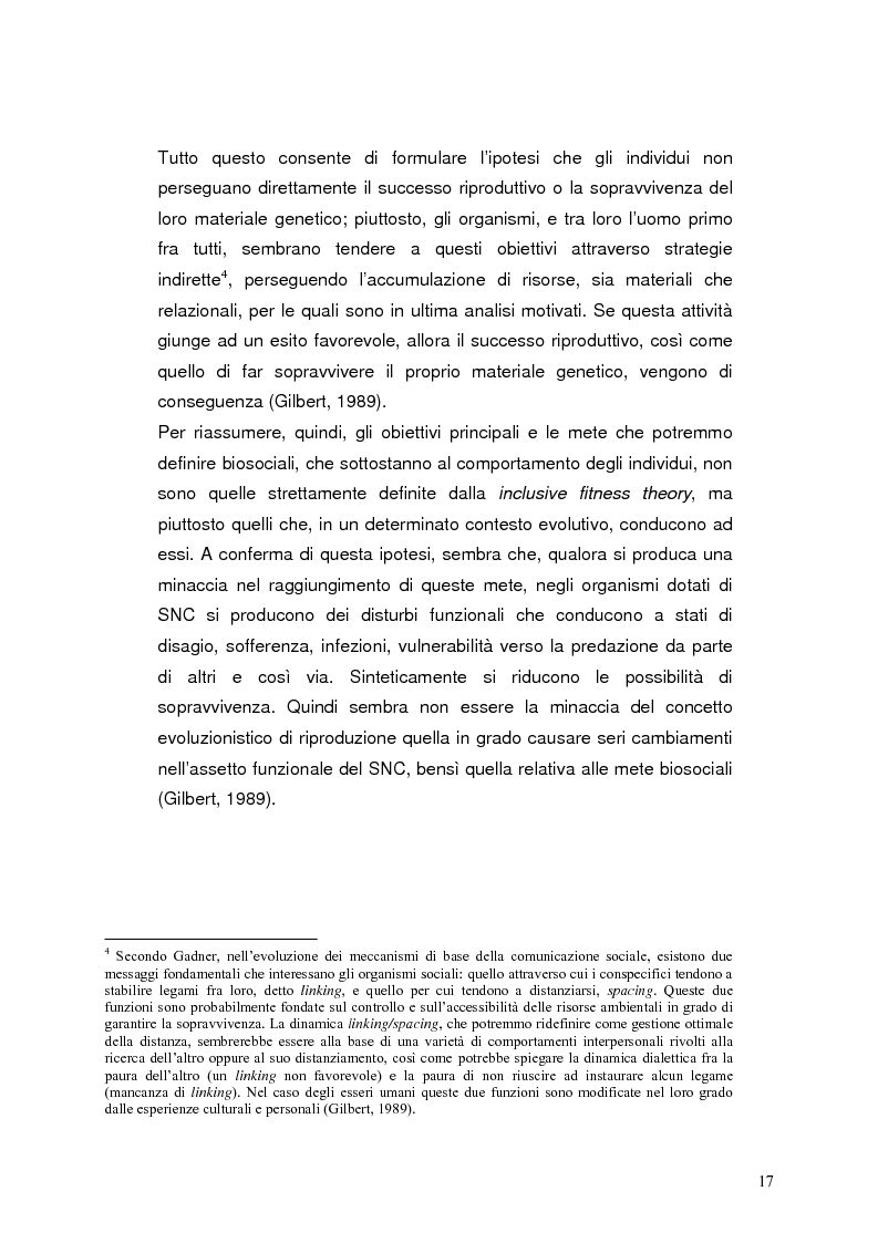 Anteprima della tesi: Modelli eziopatogenetici nelle teorie dei sistemi motivazionali: un confronto fra il modello cognitivo-evoluzionista di G. Liotti e la prospettiva psicoanalitica di J. D. Lichtenberg, Pagina 14