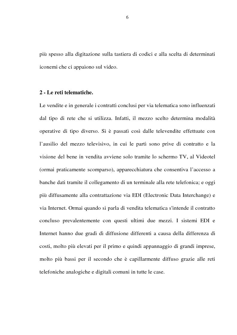 Anteprima della tesi: La vendita telematica, Pagina 2