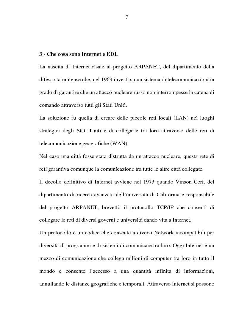 Anteprima della tesi: La vendita telematica, Pagina 3