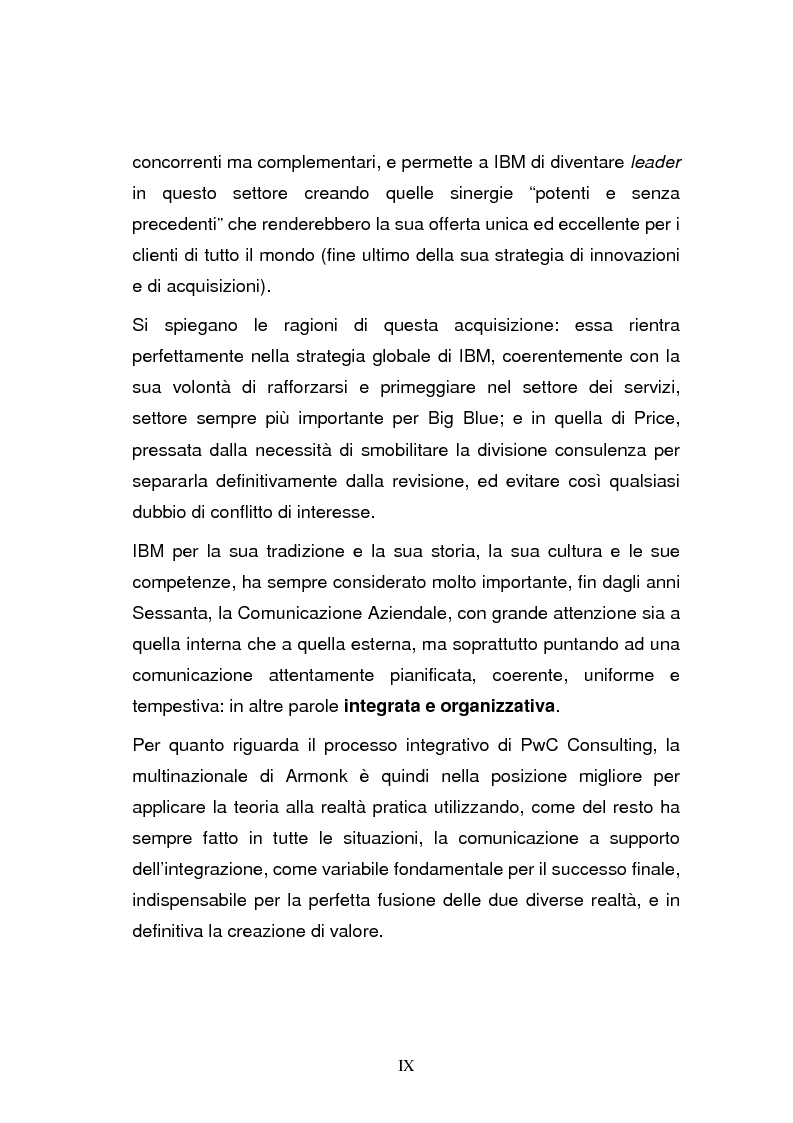 Anteprima della tesi: L'integrazione post-acquisizione nelle operazioni internazionali: il ruolo della comunicazione interna ed esterna, Pagina 9