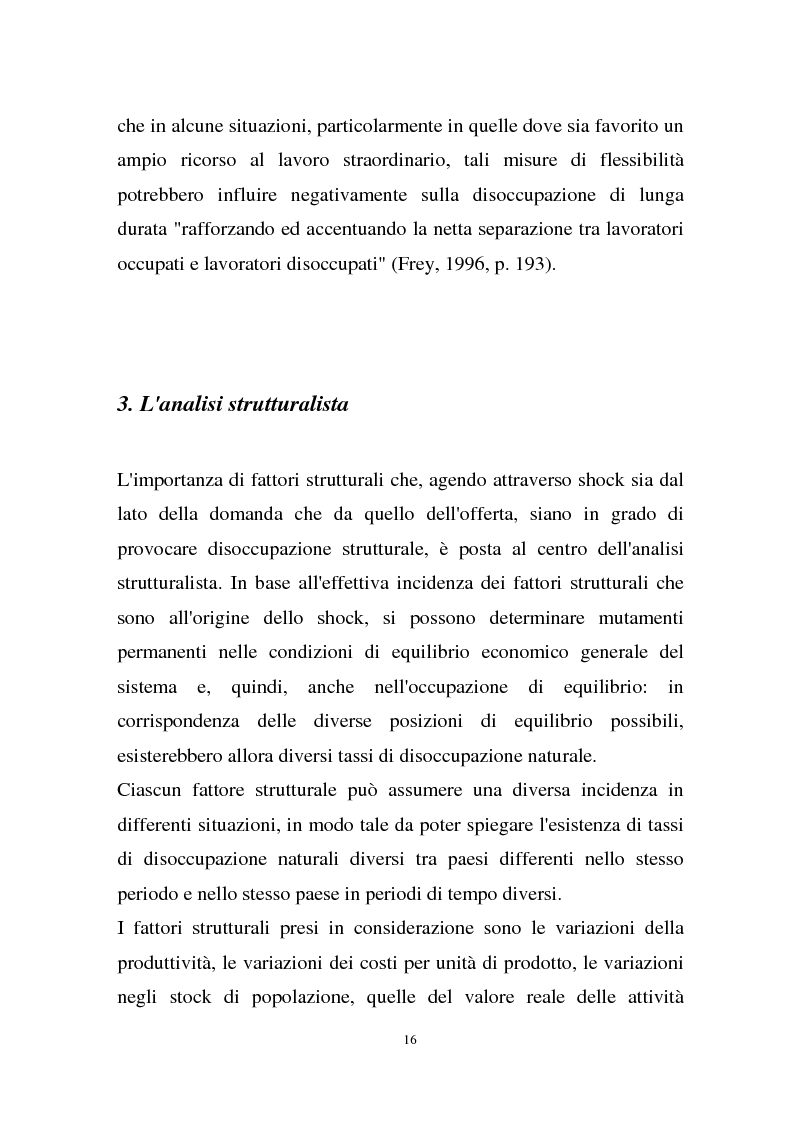 Anteprima della tesi: La disoccupazione strutturale e la gestione del tempo di lavoro in Europa, Pagina 10