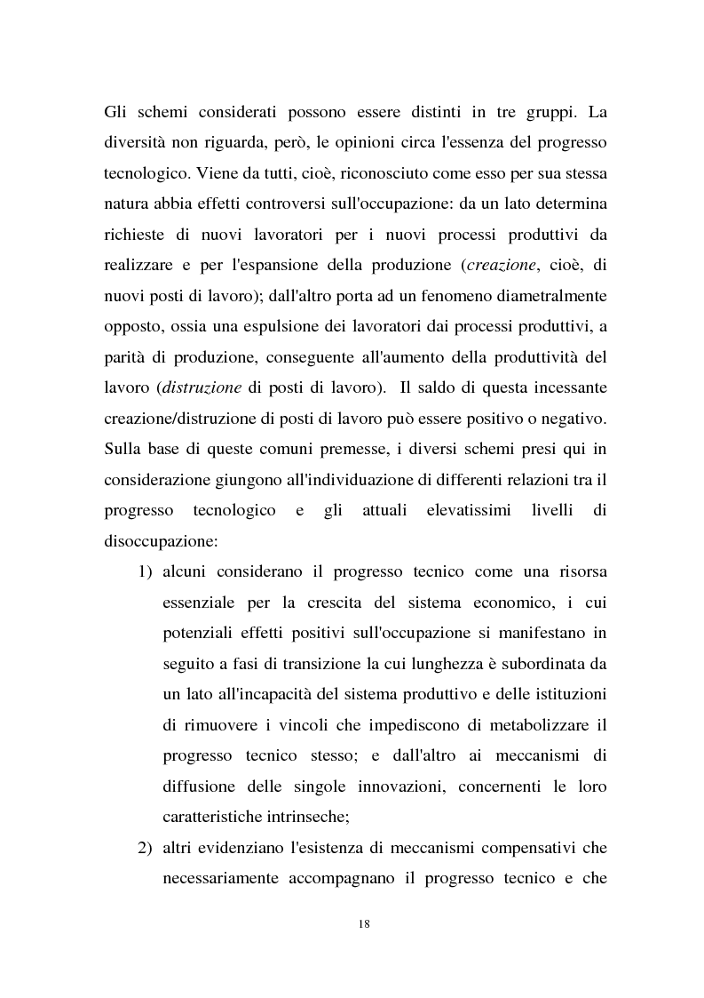 Anteprima della tesi: La disoccupazione strutturale e la gestione del tempo di lavoro in Europa, Pagina 12