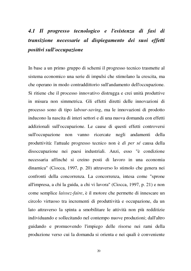 Anteprima della tesi: La disoccupazione strutturale e la gestione del tempo di lavoro in Europa, Pagina 14