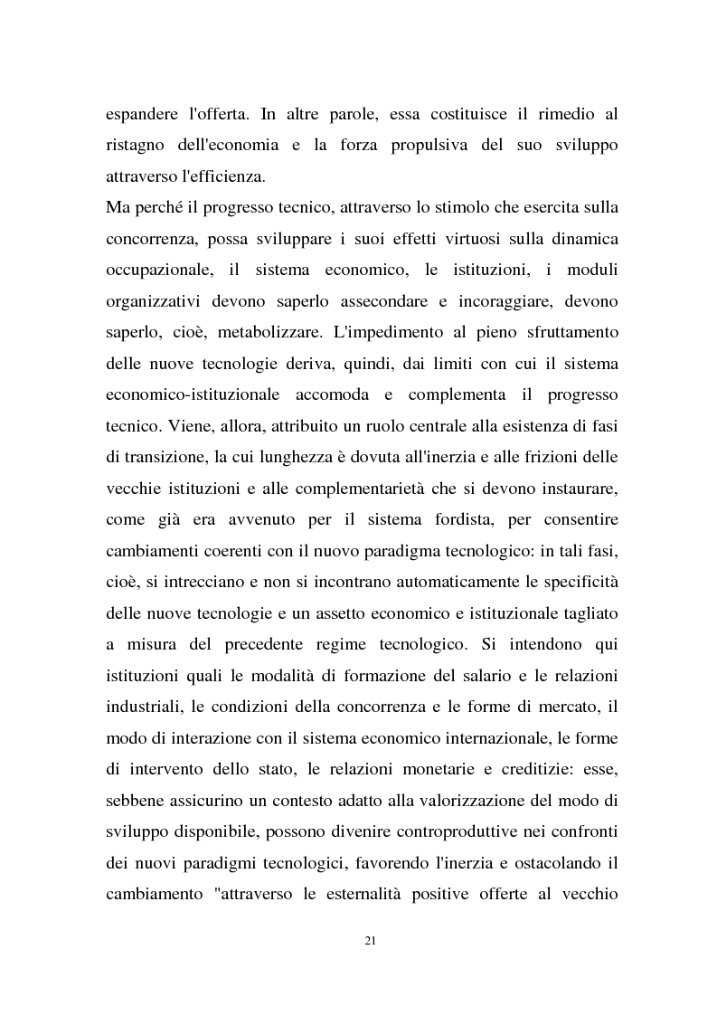 Anteprima della tesi: La disoccupazione strutturale e la gestione del tempo di lavoro in Europa, Pagina 15