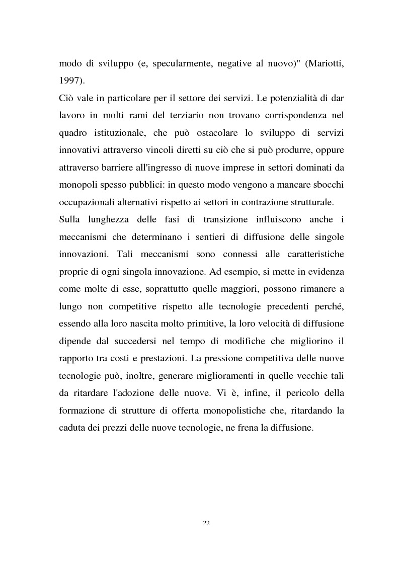Anteprima della tesi: La disoccupazione strutturale e la gestione del tempo di lavoro in Europa, Pagina 16