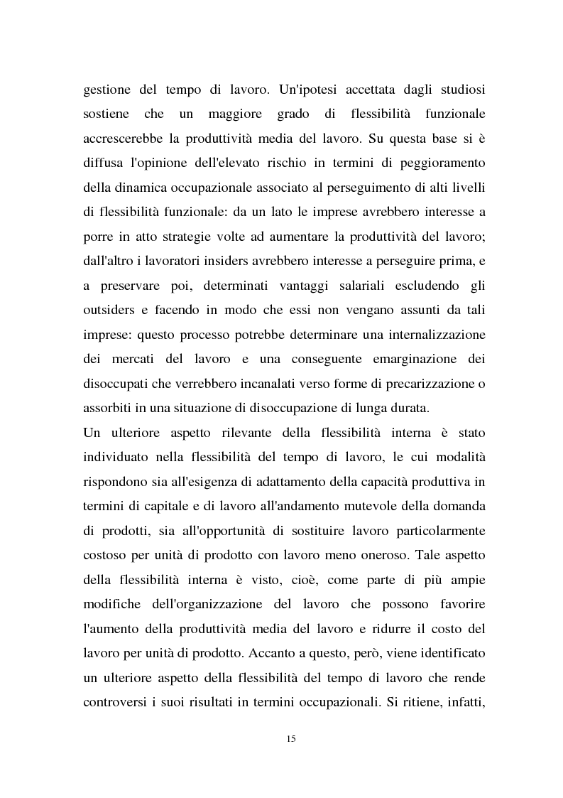 Anteprima della tesi: La disoccupazione strutturale e la gestione del tempo di lavoro in Europa, Pagina 9