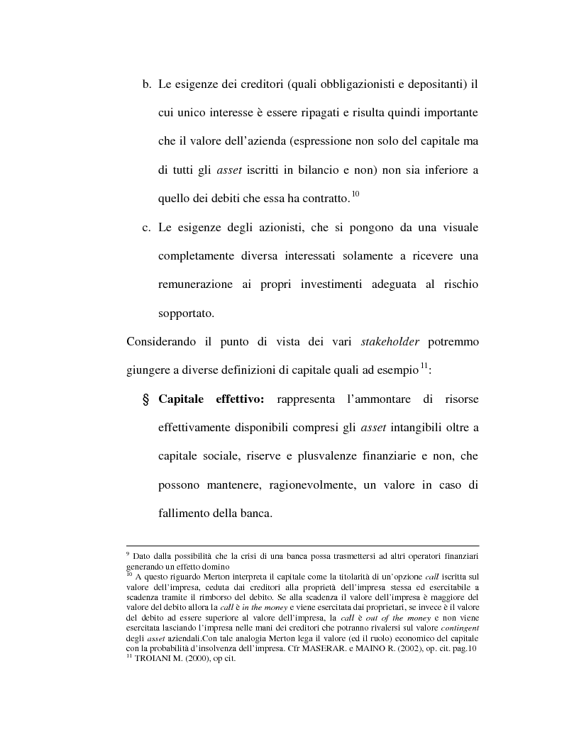 Anteprima della tesi: Riflessi organizzativi delle strategie di gestione dei rischi nelle imprese bancarie: i rischi operativi, Pagina 11