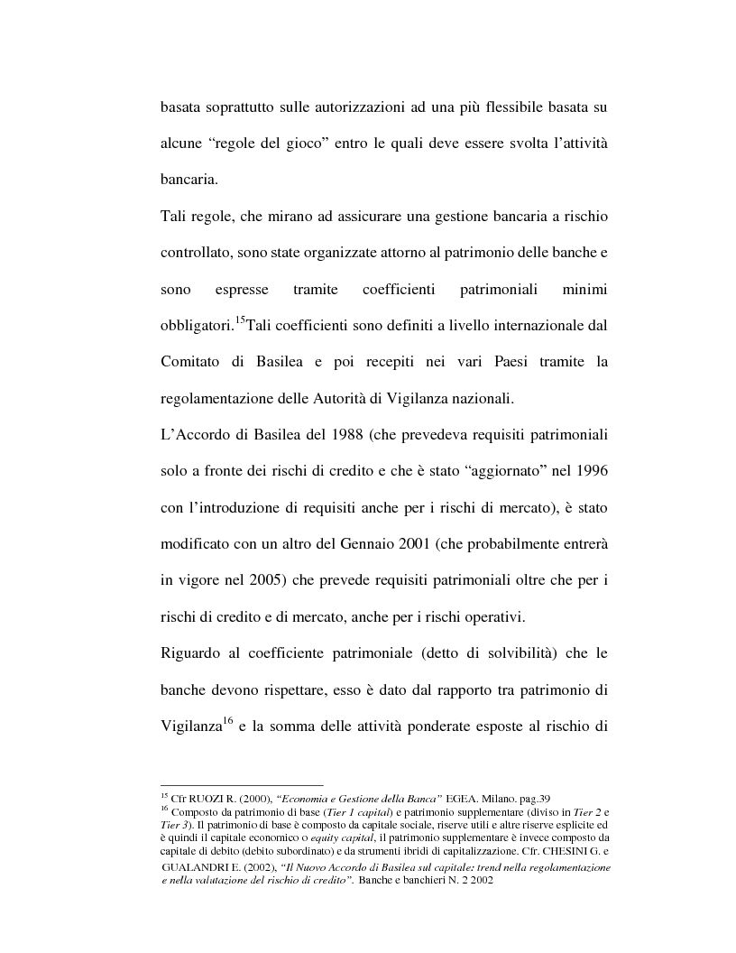 Anteprima della tesi: Riflessi organizzativi delle strategie di gestione dei rischi nelle imprese bancarie: i rischi operativi, Pagina 13