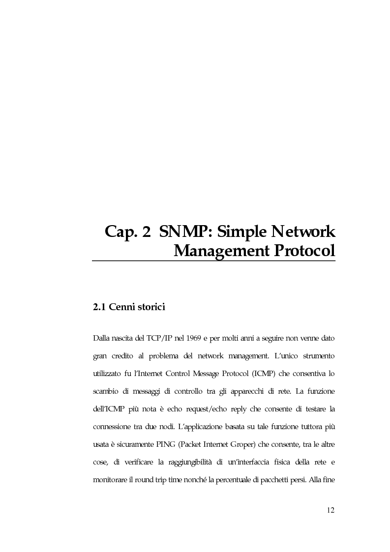 Anteprima della tesi: Sviluppo di un tool per la gestione di reti locali basato su Snmp, Pagina 12