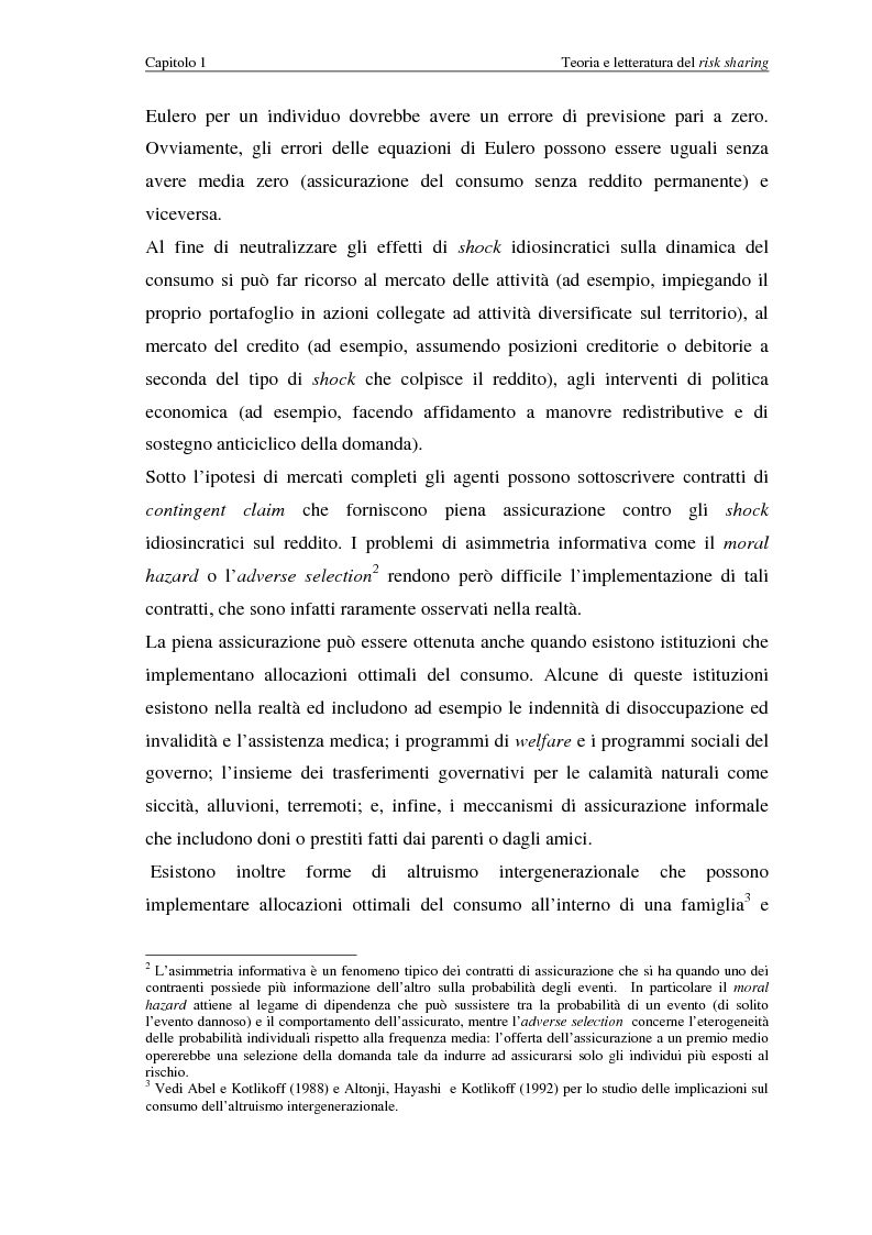 Anteprima della tesi: Uno studio empirico sui canali di diversificazione del rischio: il caso dei paesi dell'Unione Monetaria Europea, Pagina 6
