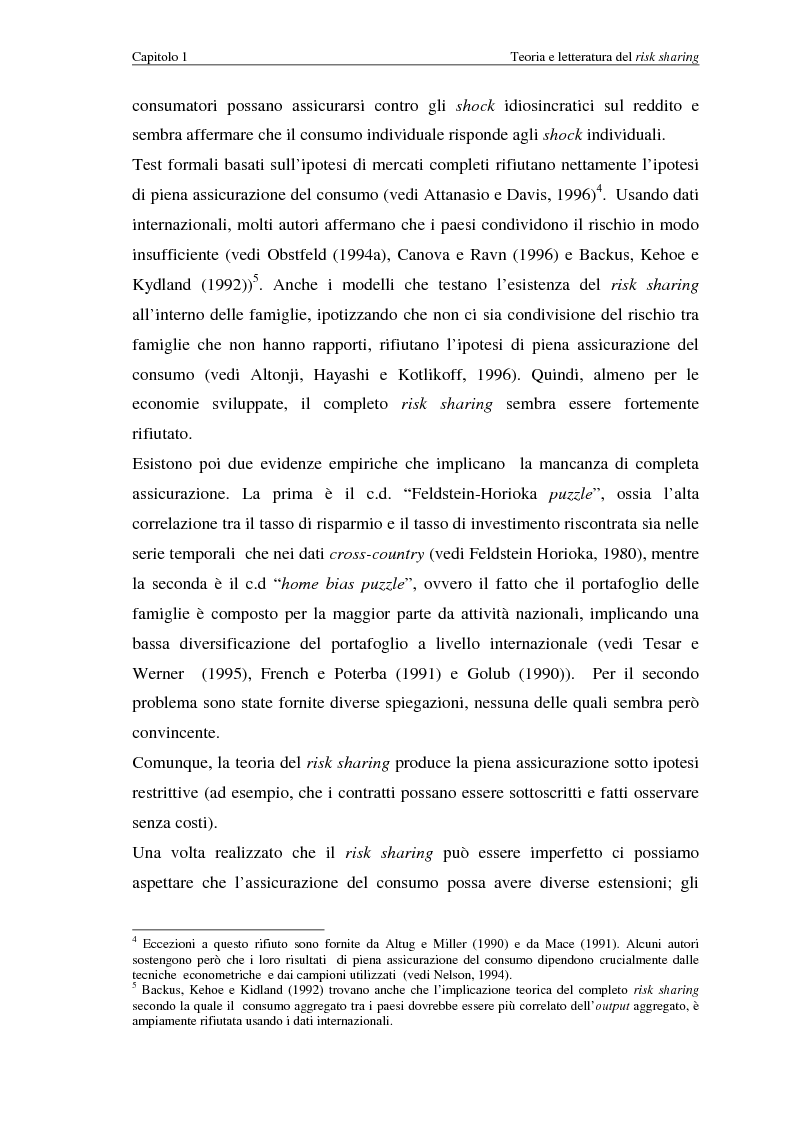 Anteprima della tesi: Uno studio empirico sui canali di diversificazione del rischio: il caso dei paesi dell'Unione Monetaria Europea, Pagina 8