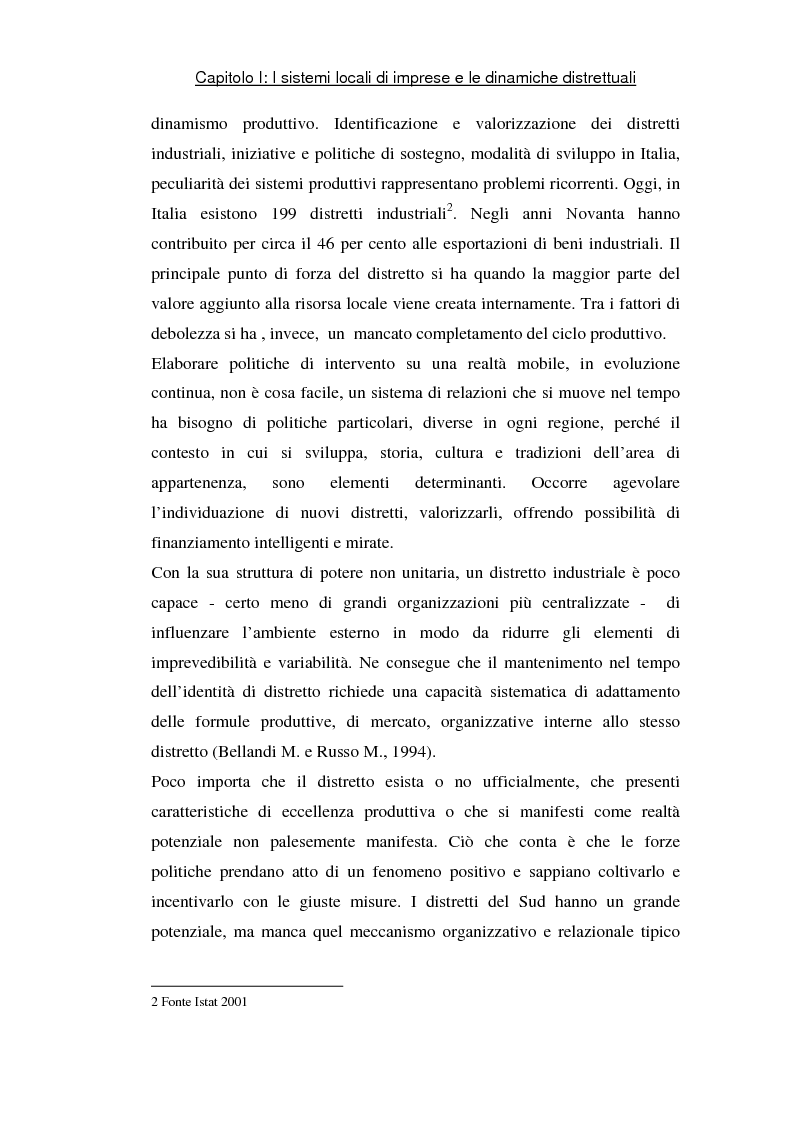 Anteprima della tesi: Sviluppo di sistemi locali d'imprese basati sull'information and communication technology: il caso Euro Sistemi S.r.l., Pagina 3