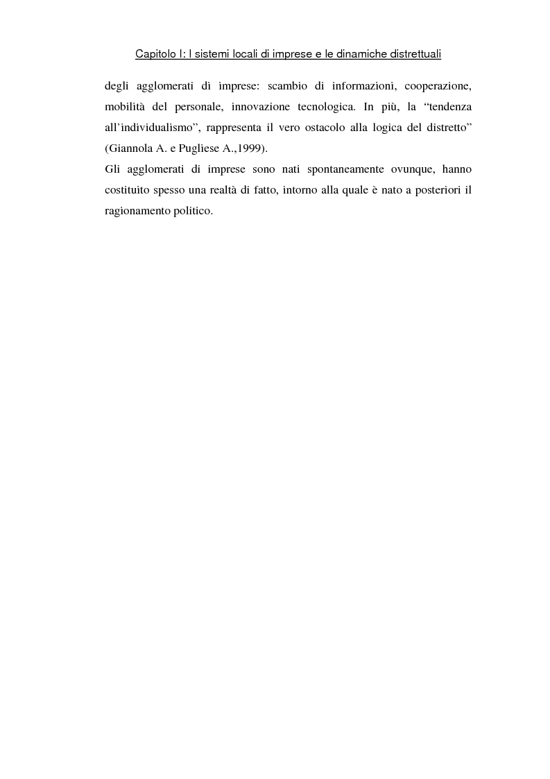 Anteprima della tesi: Sviluppo di sistemi locali d'imprese basati sull'information and communication technology: il caso Euro Sistemi S.r.l., Pagina 4