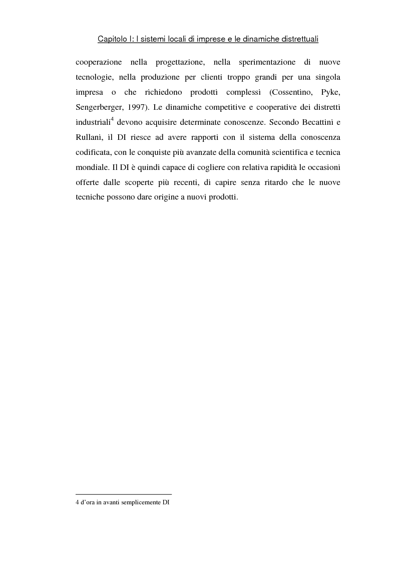 Anteprima della tesi: Sviluppo di sistemi locali d'imprese basati sull'information and communication technology: il caso Euro Sistemi S.r.l., Pagina 8