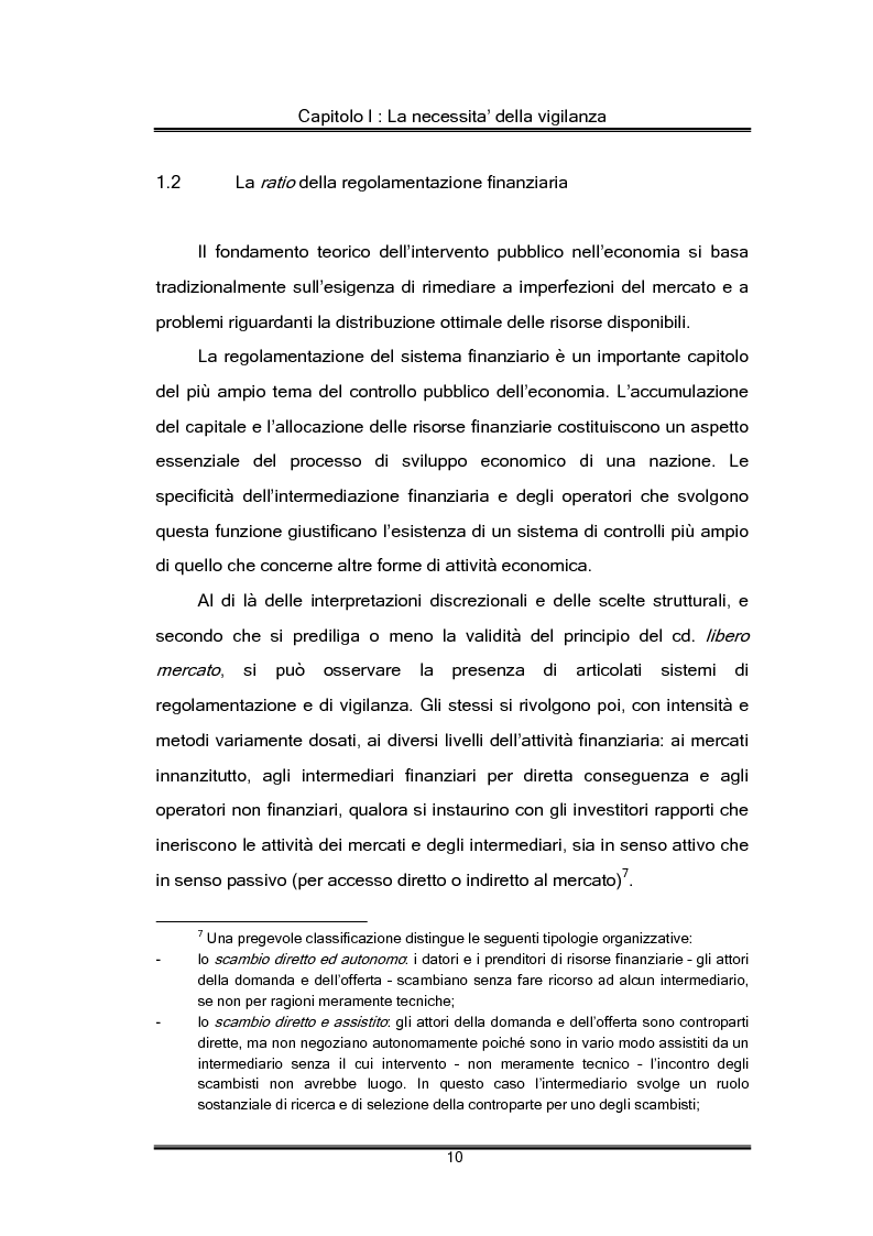 Anteprima della tesi: Regolamentazione finanziaria e vigilanza globale, Pagina 10