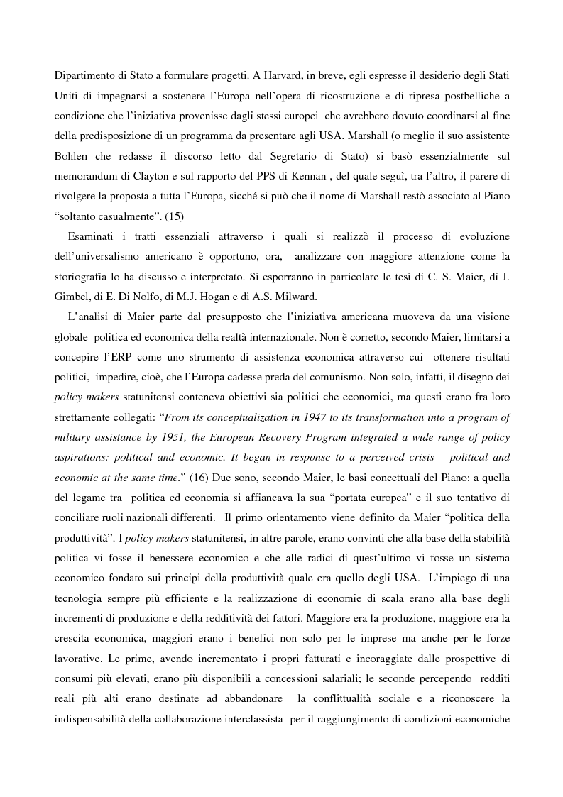Anteprima della tesi: Le destre italiane e il piano Marshall, Pagina 12