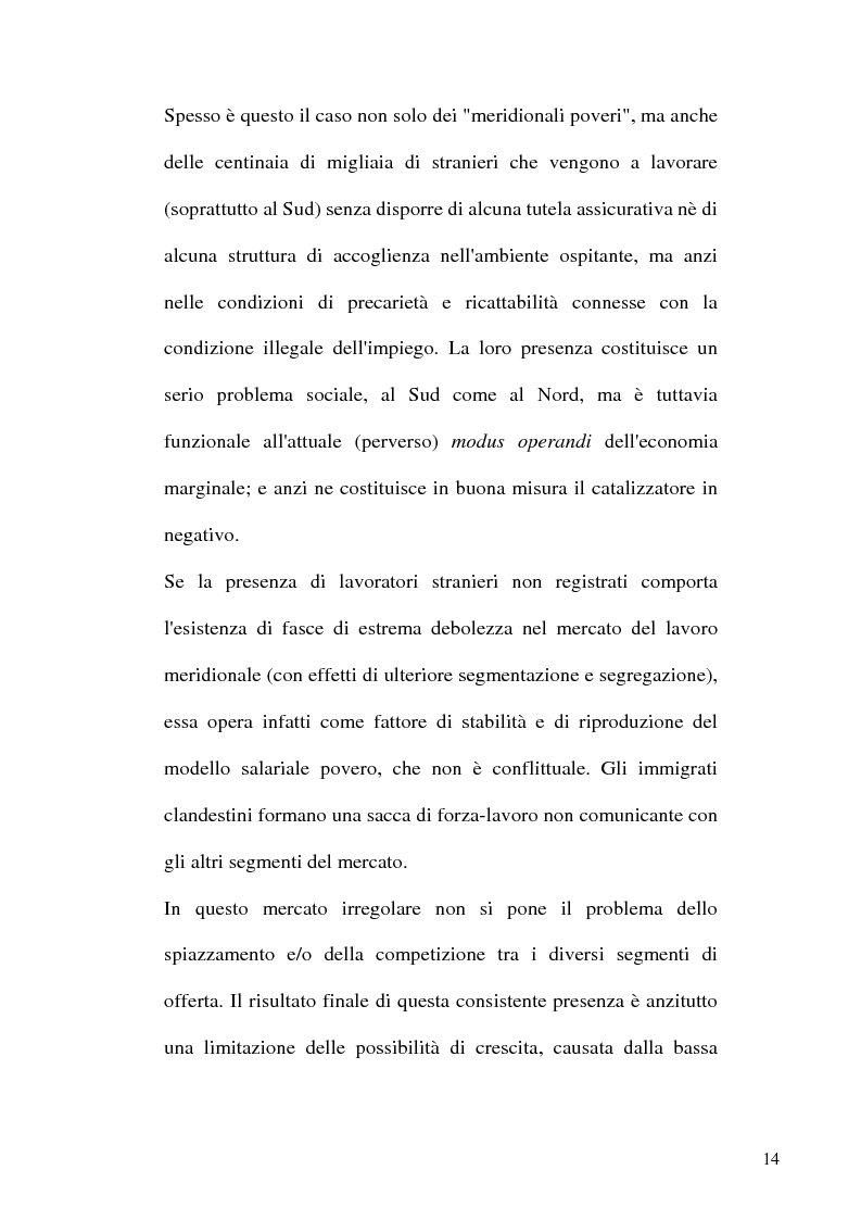 Anteprima della tesi: Capitale umano e Mezzogiorno. I nuovi termini della questione meridionale, Pagina 14