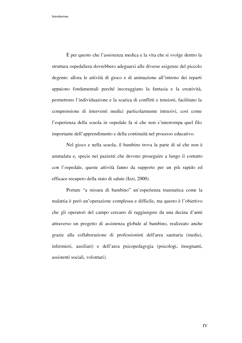 Anteprima della tesi: L'ospedalizzazione infantile: una svolta culturale, Pagina 4