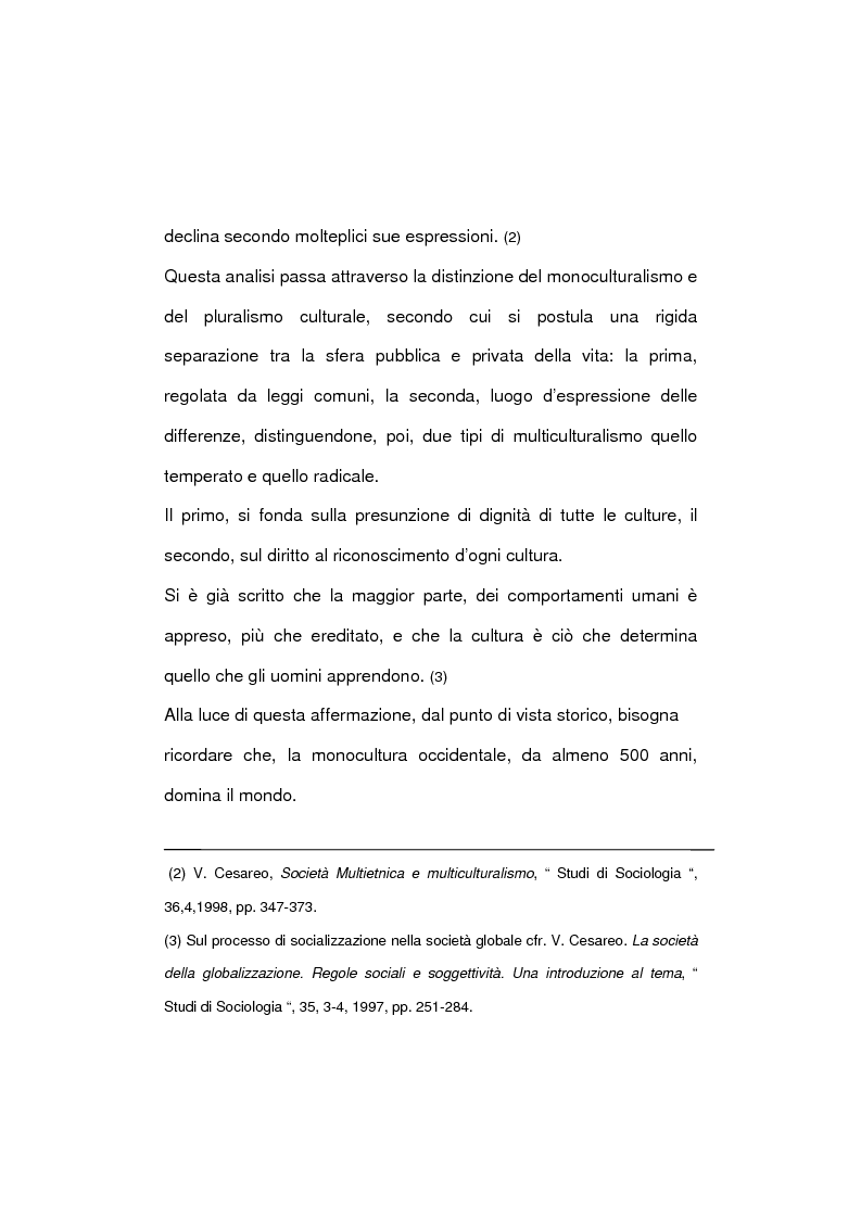 Anteprima della tesi: La società multietnica, Pagina 4