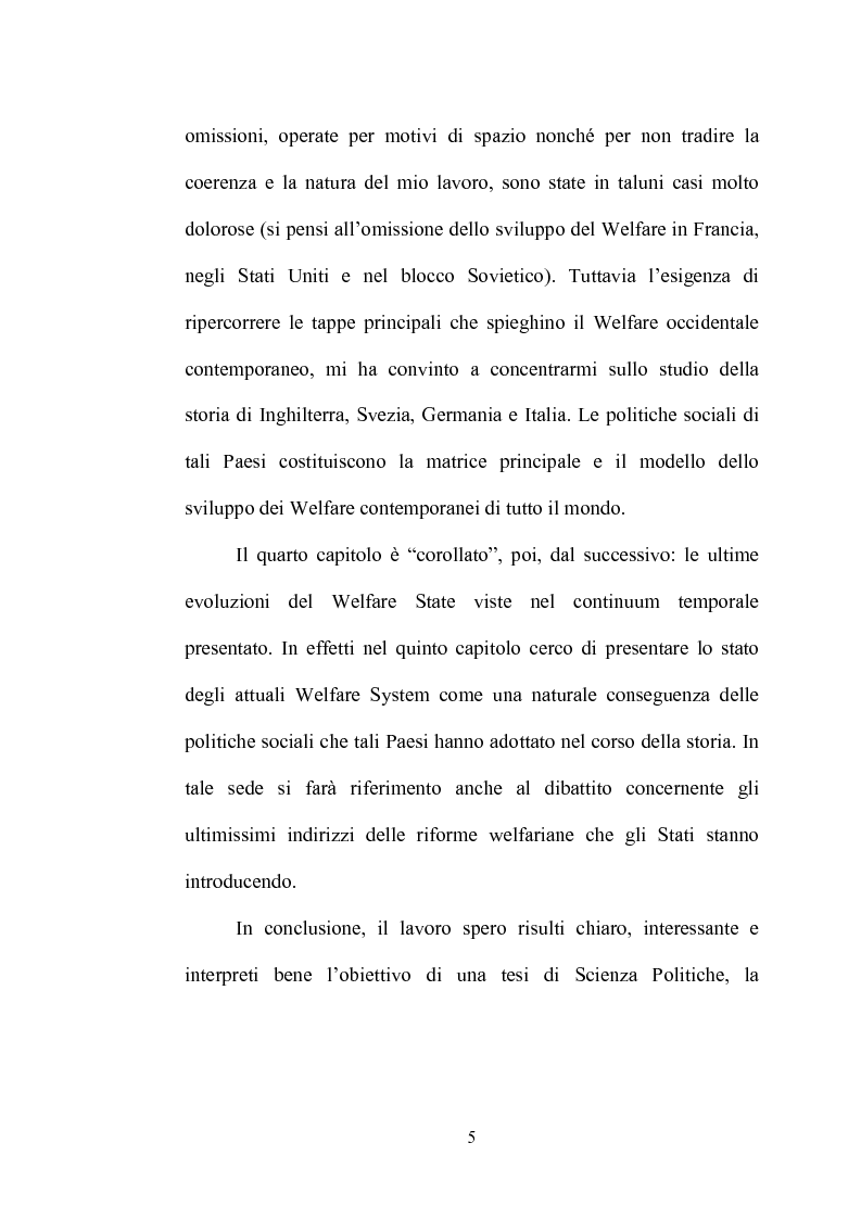 Anteprima della tesi: Nascita ed evoluzione del concetto di Welfare State, Pagina 5