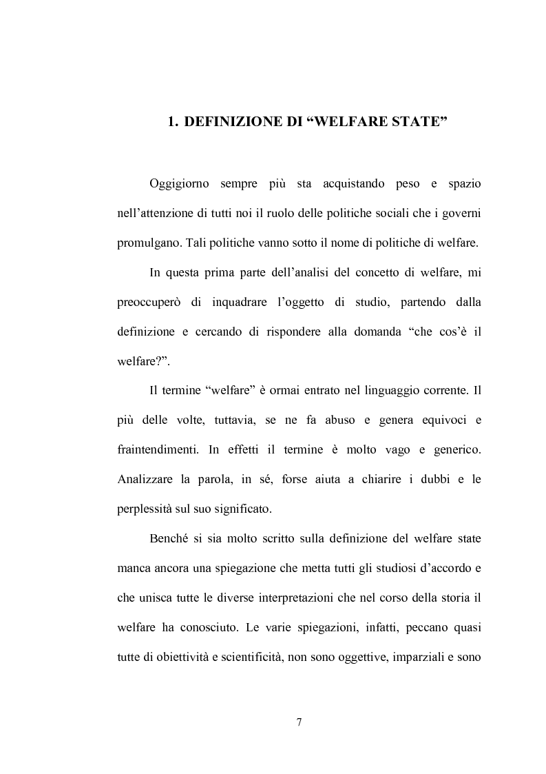 Anteprima della tesi: Nascita ed evoluzione del concetto di Welfare State, Pagina 7