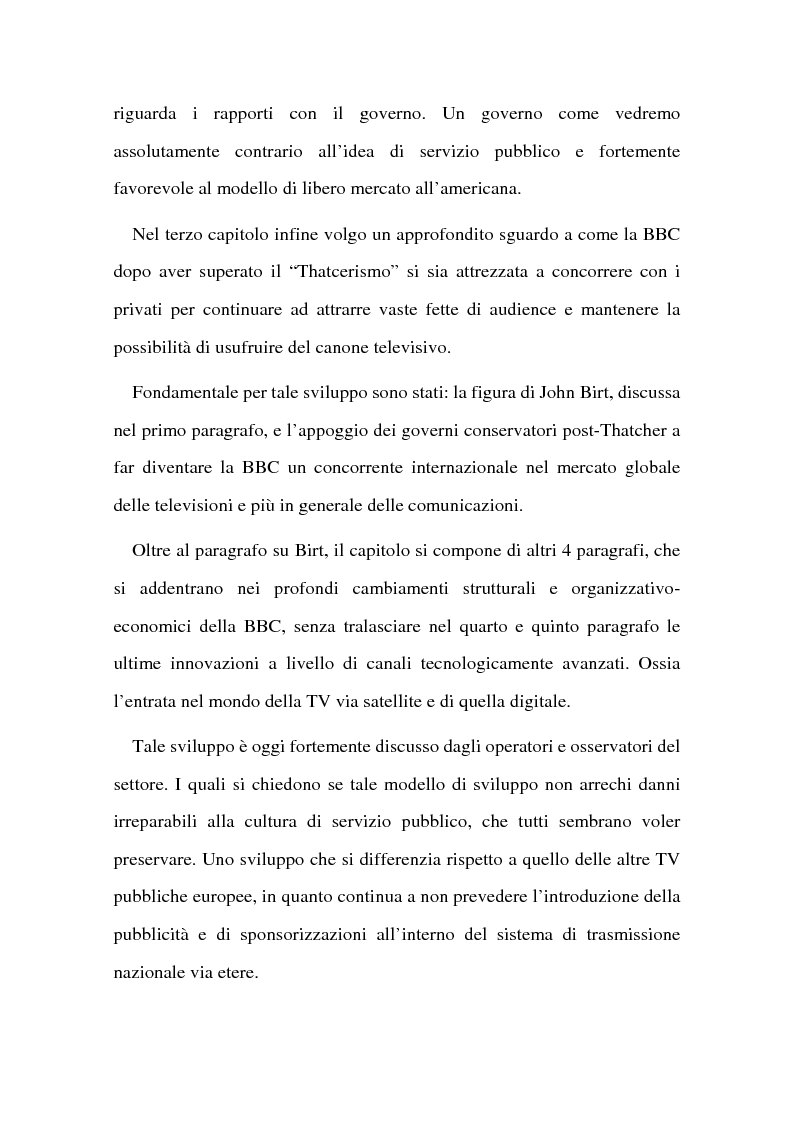 Anteprima della tesi: La BBC come modello di sviluppo per i servizi pubblici televisivi europei, Pagina 5