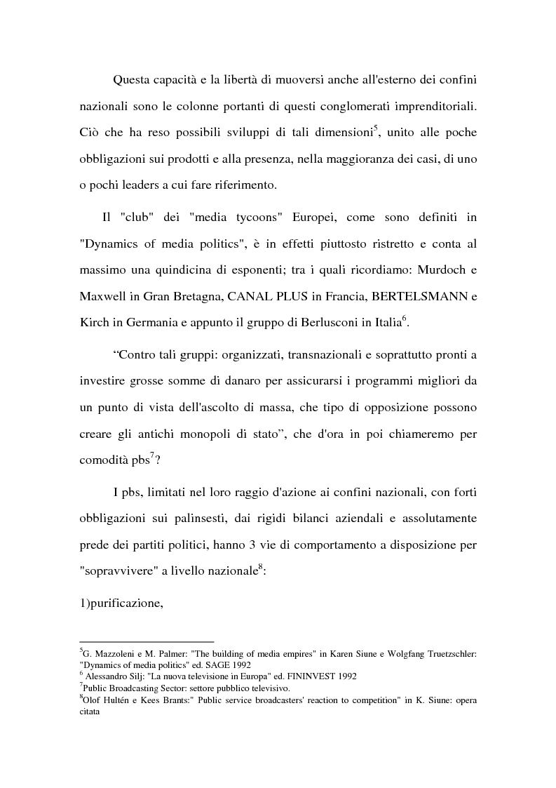 Anteprima della tesi: La BBC come modello di sviluppo per i servizi pubblici televisivi europei, Pagina 9