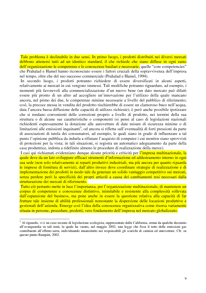 Anteprima della tesi: La costruzione sociale del knowledge management: opportunità ed ostacoli, Pagina 13