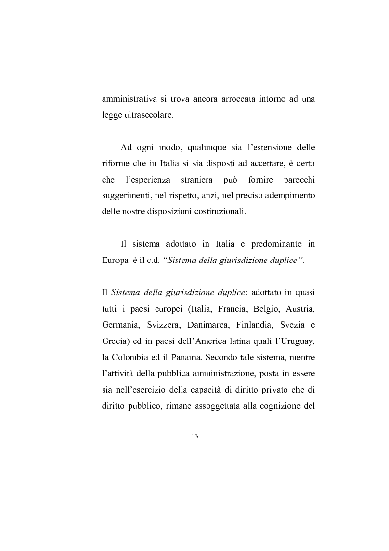 Anteprima della tesi: La giurisdizione esclusiva dalla legge istitutiva del Tar ad oggi, Pagina 10