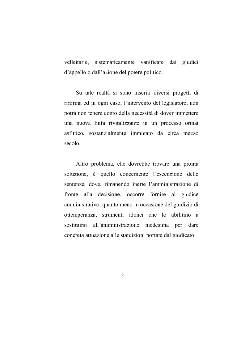 Anteprima della tesi: La giurisdizione esclusiva dalla legge istitutiva del Tar ad oggi, Pagina 6