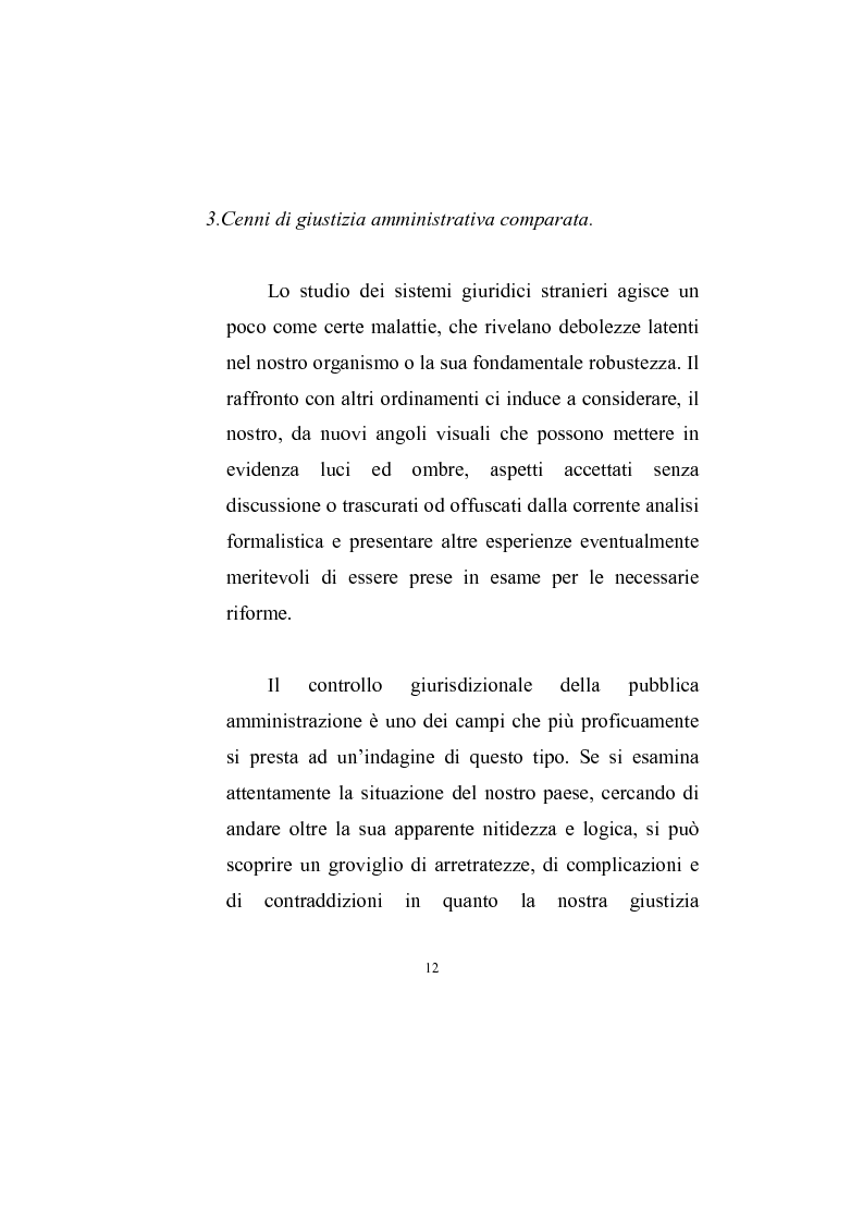 Anteprima della tesi: La giurisdizione esclusiva dalla legge istitutiva del Tar ad oggi, Pagina 9