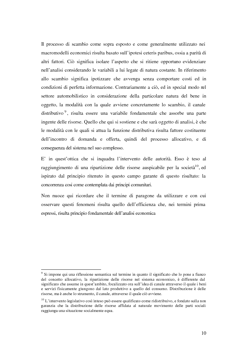 Anteprima della tesi: Evoluzione organizzativa e rivoluzione normativa nel settore auto: market pull e regolamento (CE) n. 1400/2002, Pagina 5