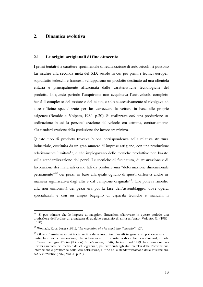 Anteprima della tesi: Evoluzione organizzativa e rivoluzione normativa nel settore auto: market pull e regolamento (CE) n. 1400/2002, Pagina 7