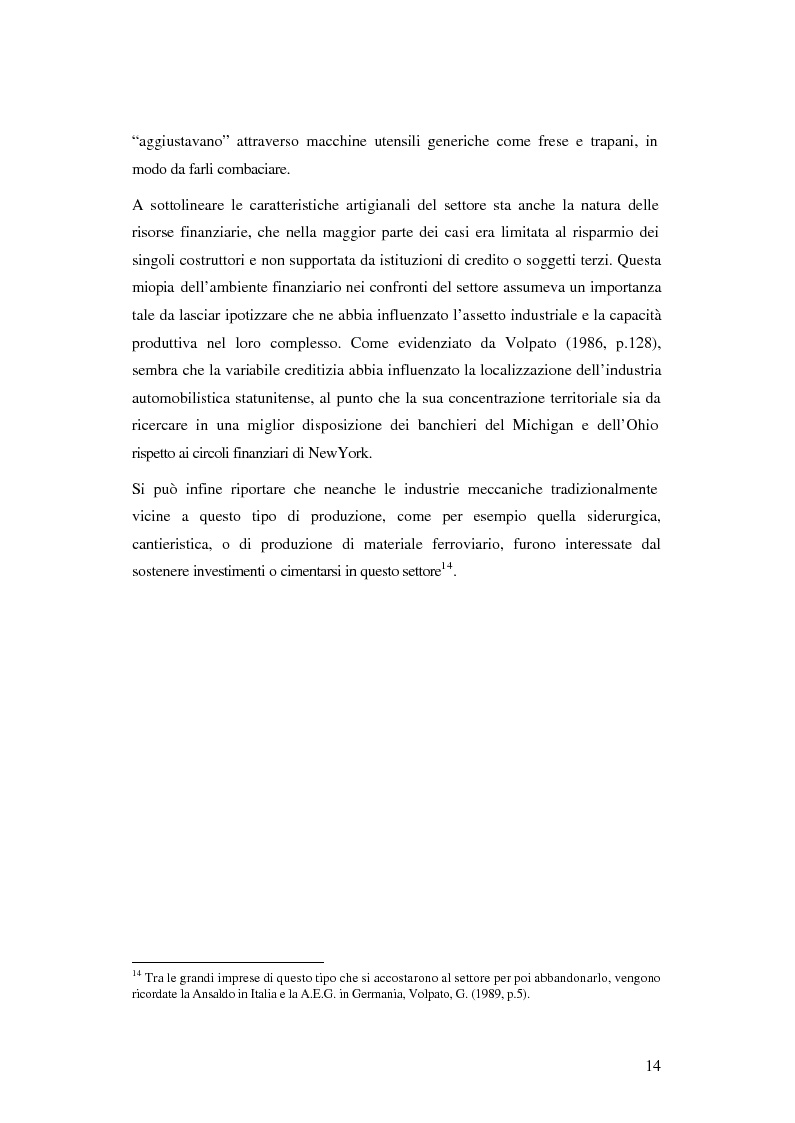 Anteprima della tesi: Evoluzione organizzativa e rivoluzione normativa nel settore auto: market pull e regolamento (CE) n. 1400/2002, Pagina 8