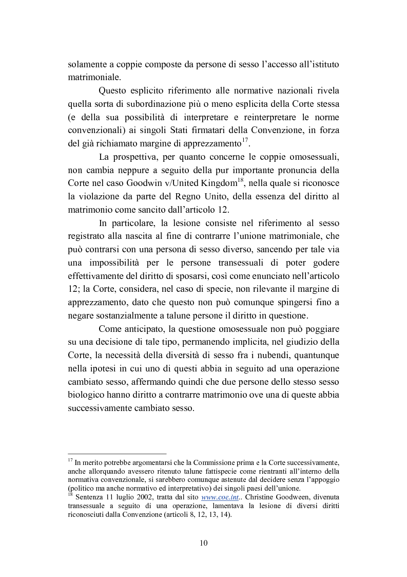 Anteprima della tesi: La convivenza fra persone dello stesso sesso, Pagina 10