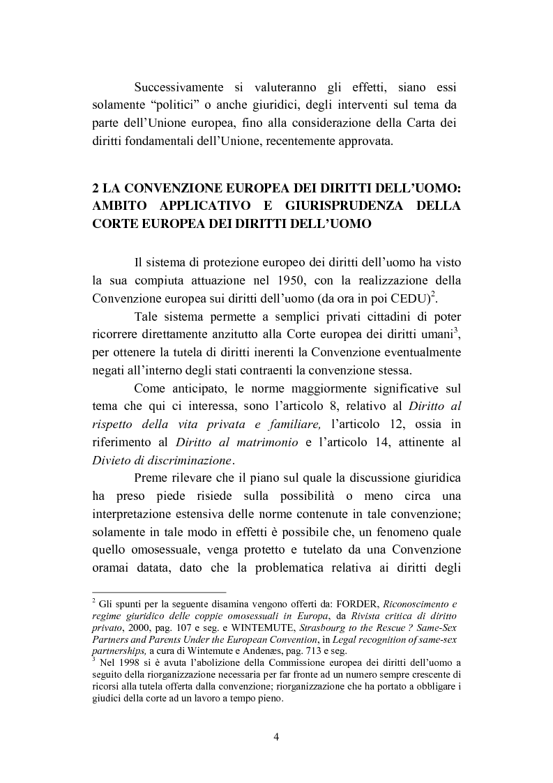 Anteprima della tesi: La convivenza fra persone dello stesso sesso, Pagina 4