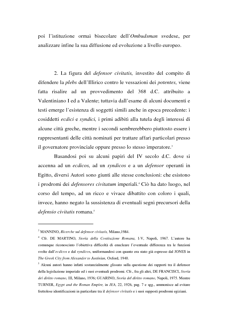 Anteprima della tesi: Il Mediatore europeo e la figura dell'Ombudsman nei Paesi Scandinavi, Pagina 4