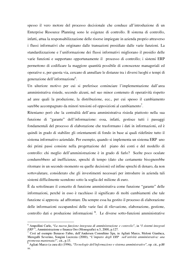 Anteprima della tesi: Il controllo di gestione nell'era digitale: la rilevanza dei sistemi informativi integrati, Pagina 3