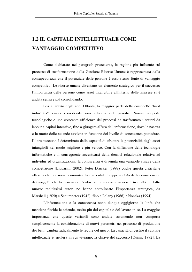 Anteprima della tesi: La gestione dei talenti: approcci aziendali e prospettive individuali, Pagina 11