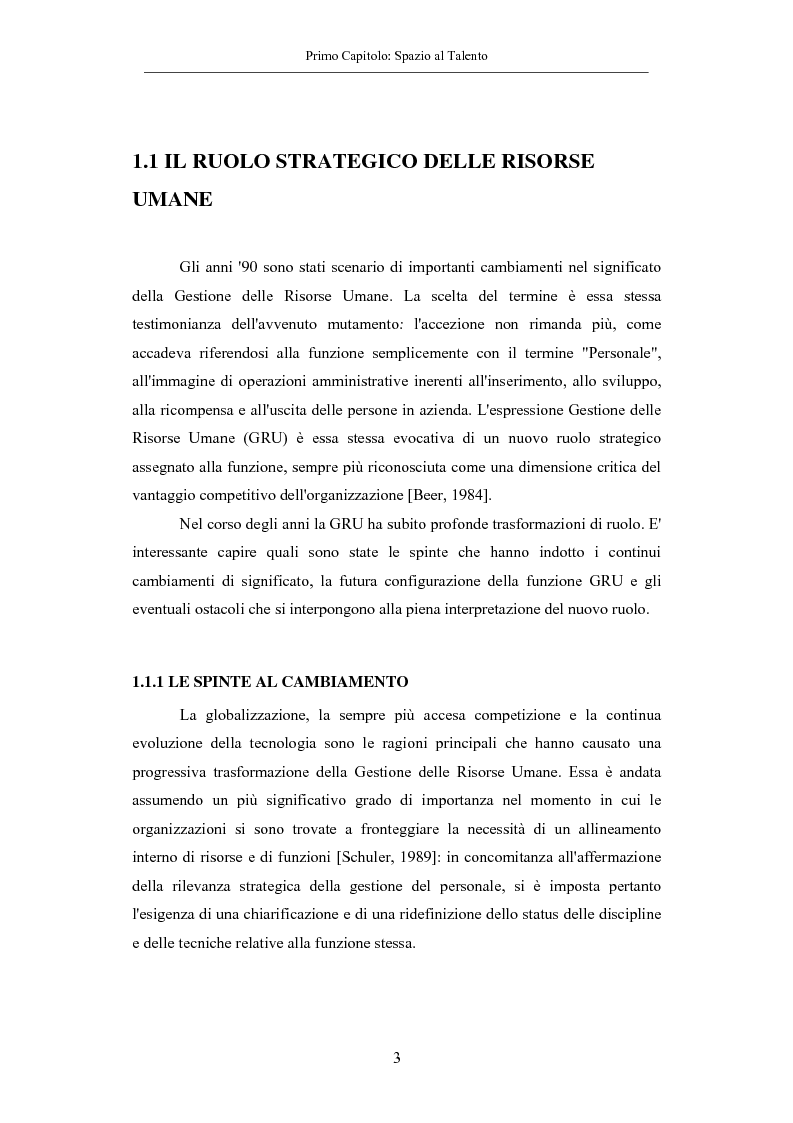 Anteprima della tesi: La gestione dei talenti: approcci aziendali e prospettive individuali, Pagina 6