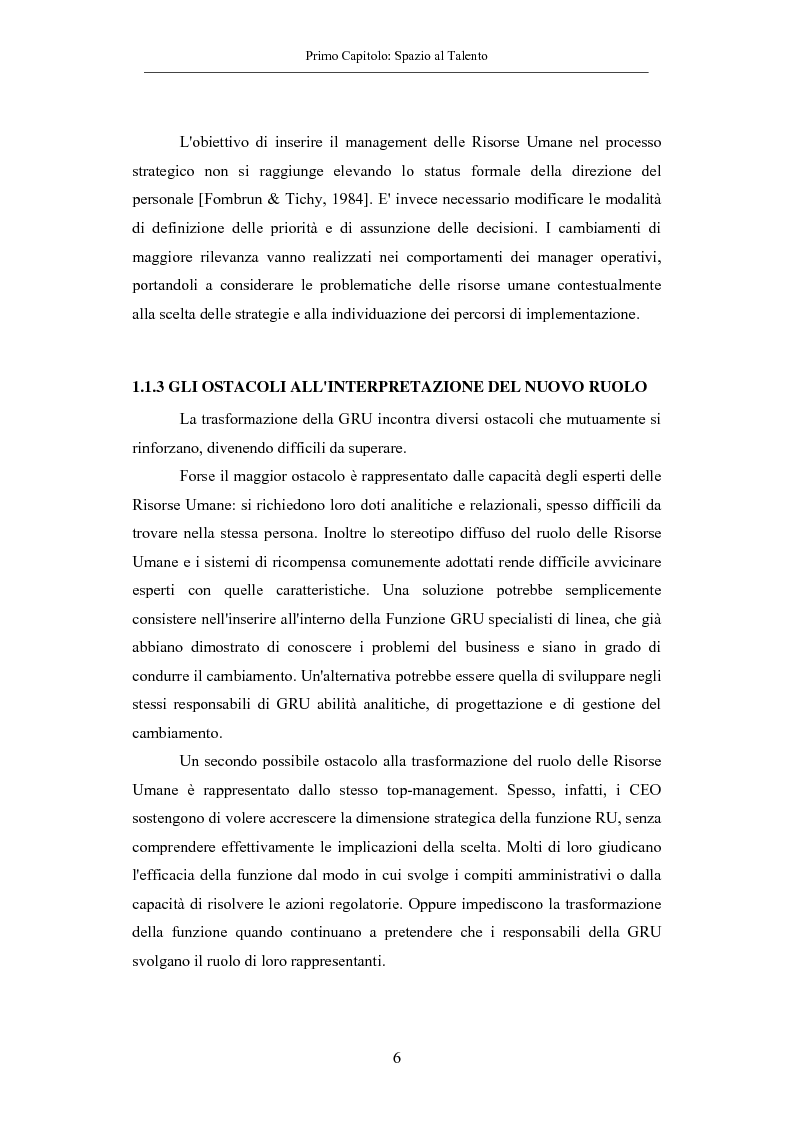 Anteprima della tesi: La gestione dei talenti: approcci aziendali e prospettive individuali, Pagina 9