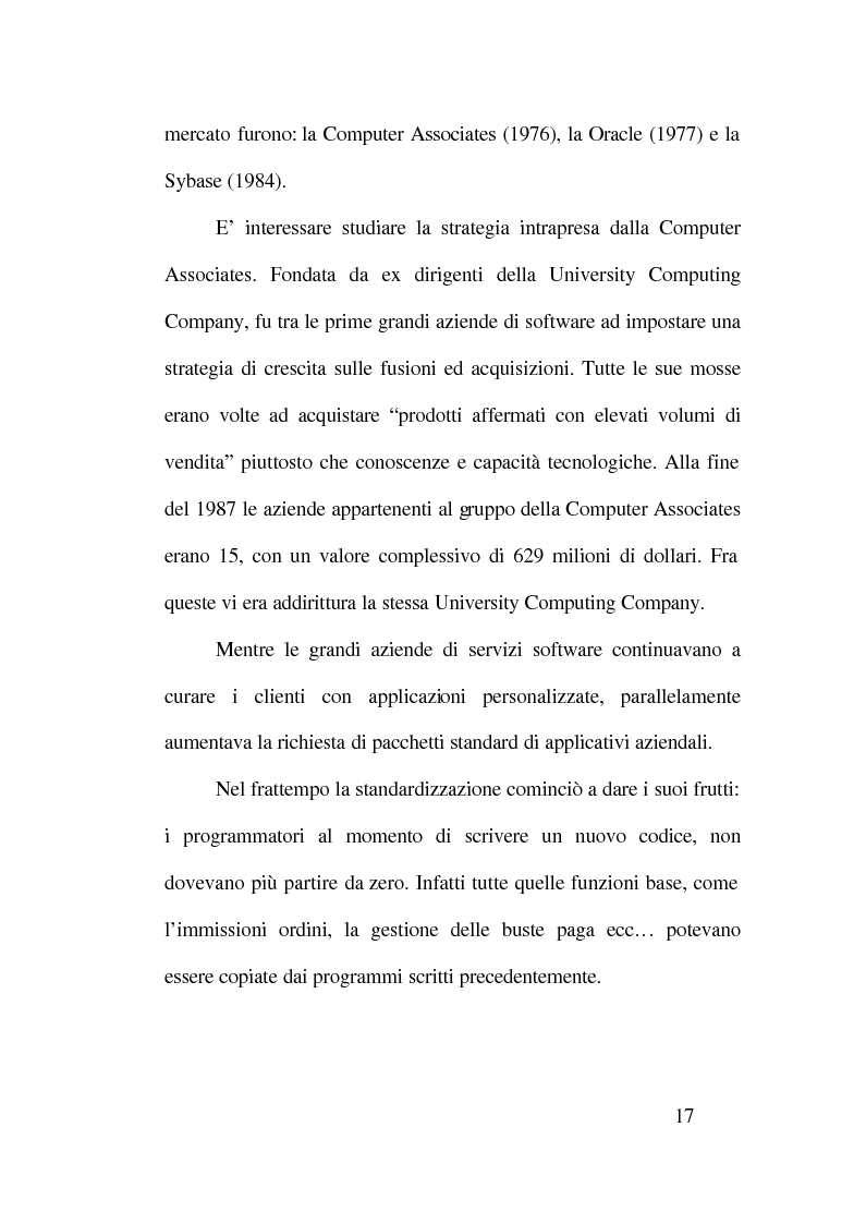 Anteprima della tesi: Strategie competitive nell'industria del software, Pagina 13