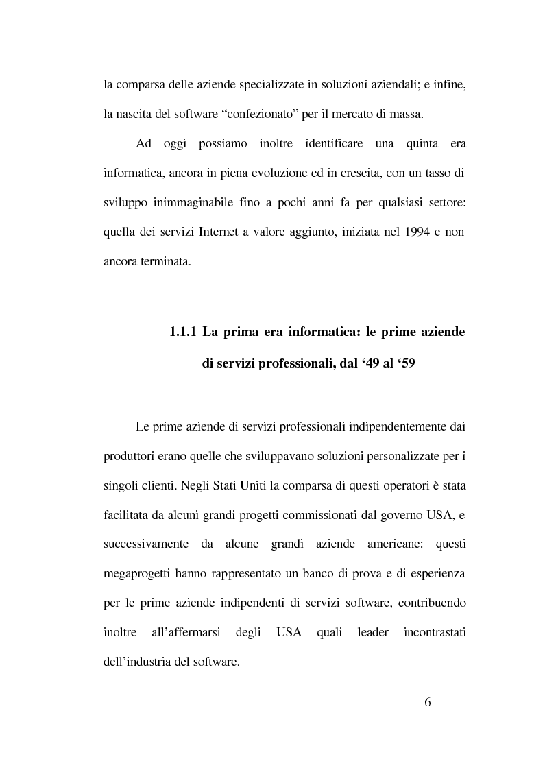 Anteprima della tesi: Strategie competitive nell'industria del software, Pagina 2